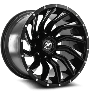 XF Off-Road – XF-224 – Black – 20″x10″ -12mm – Summer Wheels – XF-224201051271397-12GBML
